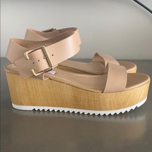STEVE MADDEN NYLEE PLATFORM SANDAL WEDGES
